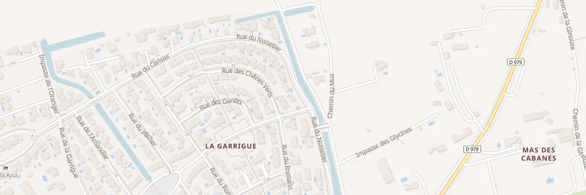 Plan du 44 Rue du Cerisier à Aimargues