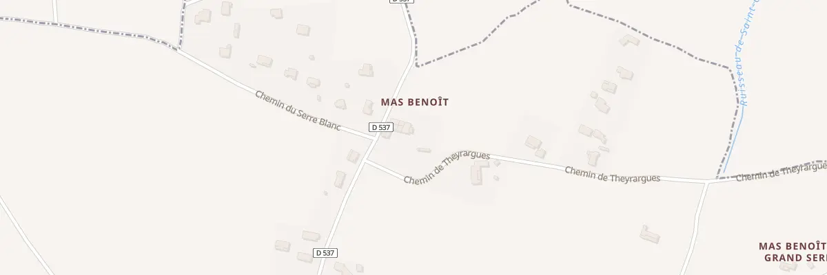 Plan du 1158 Rte de Saint Germain à Saint-Julien-de-Cassagnas