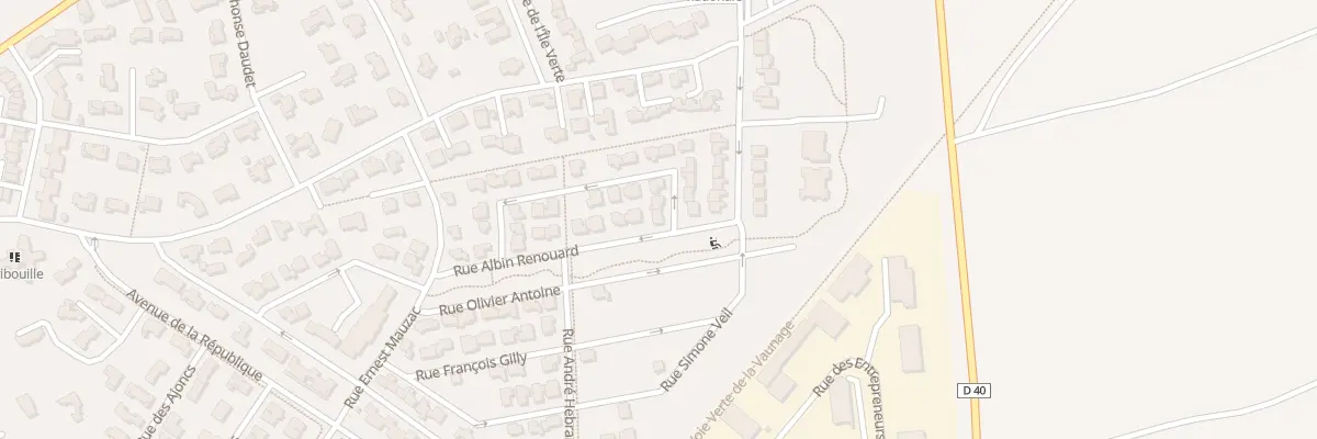 Plan du 24 Rue Adrien Rouger à Calvisson