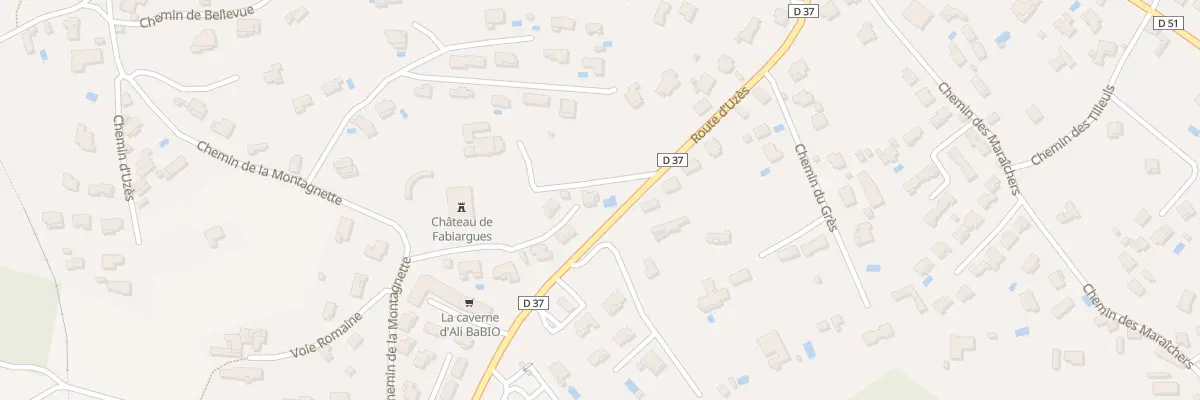 Plan du 6458 Che de la Montagnette à Saint-Ambroix