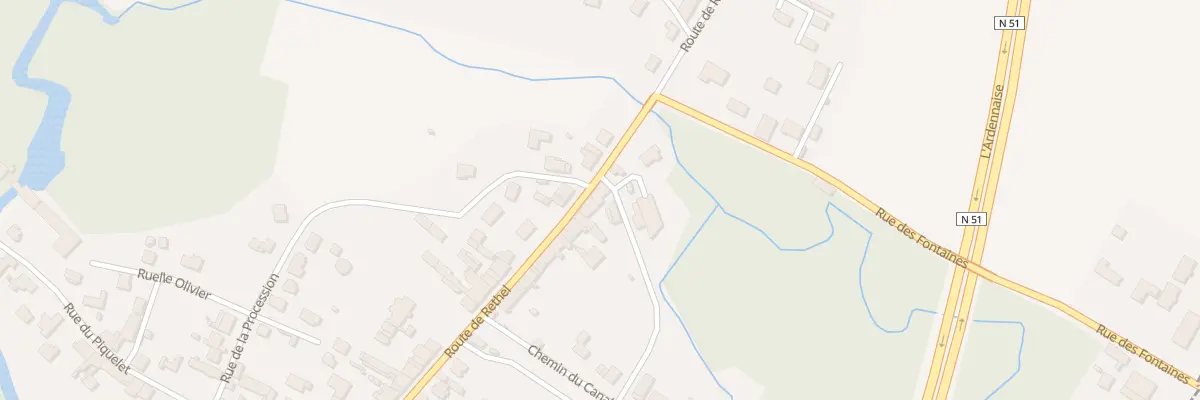 Plan du 47 Rte de Rethel à Isles-sur-Suippe