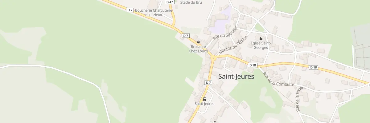 Plan du 7 Rte des Sucs à Saint-Jeures