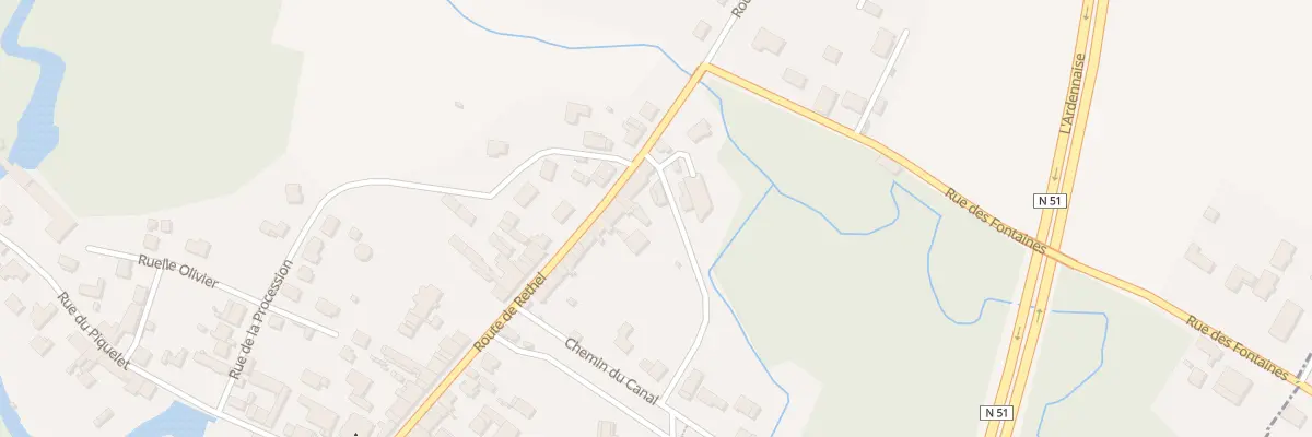 Plan du 43 Rte de Rethel à Isles-sur-Suippe