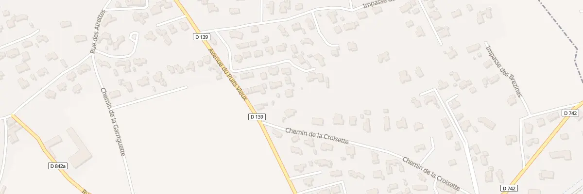 Plan du 32 Che de la Croisette à Mus