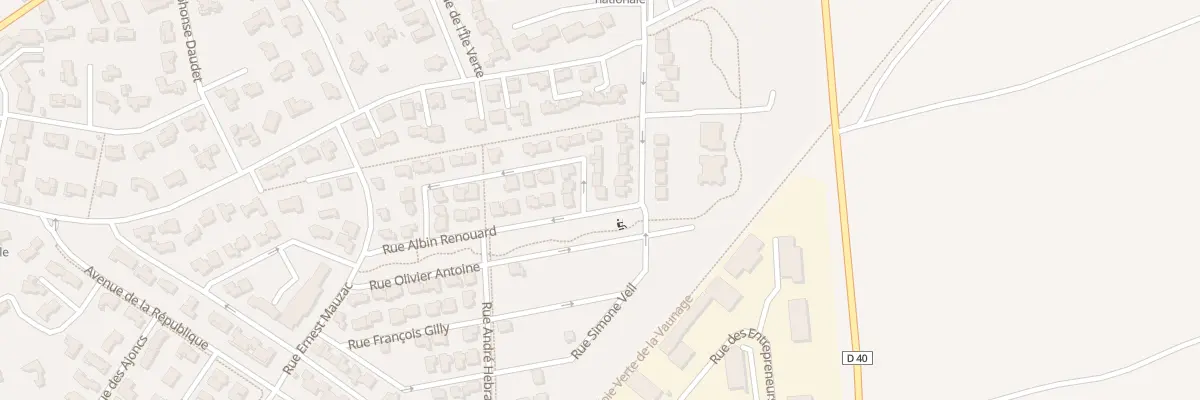 Plan du 39 Rue Adrien Rouger à Calvisson