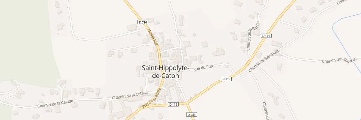 Plan du 5 Rue du Porche à Saint-Hippolyte-de-Caton
