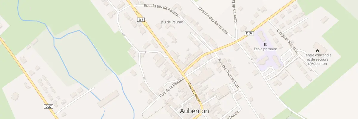 Plan du 6 Rue du Docteur Josso à Aubenton