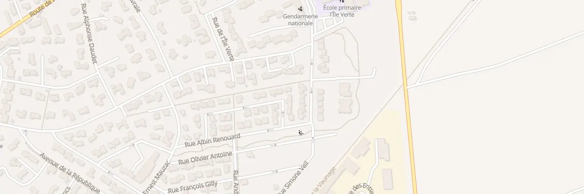 Plan du 33 Rue Adrien Rouger à Calvisson