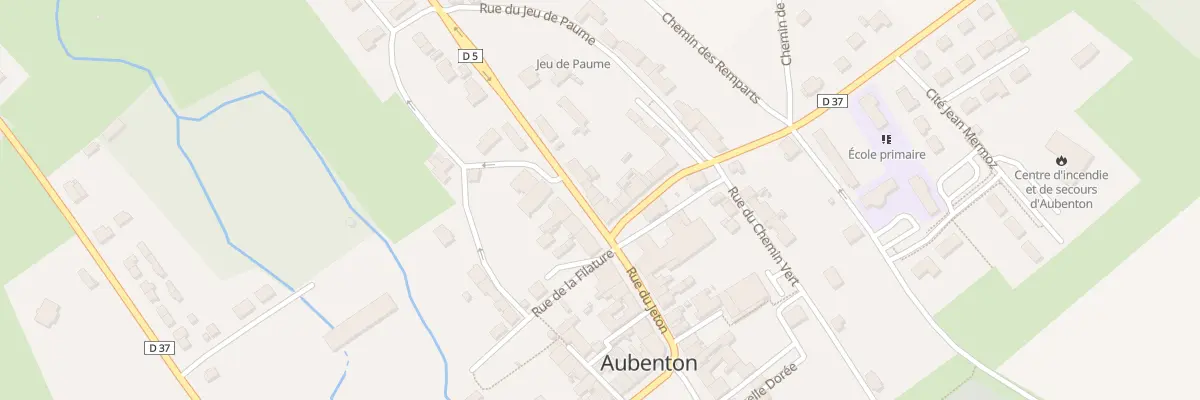 Plan du 4 Rue du Docteur Josso à Aubenton