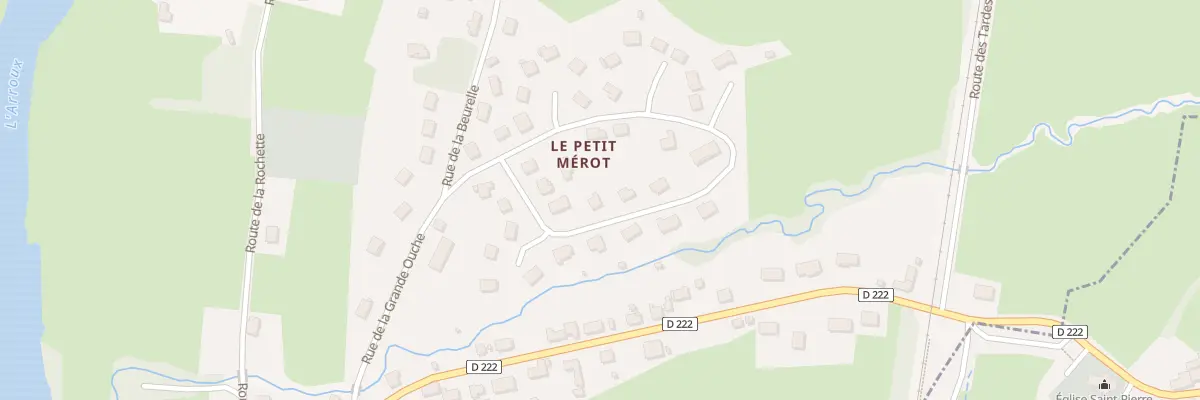 Plan du 9 Rue du Petit Mérot à Laizy
