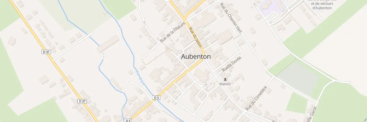 Plan du 12 Rue Jean Mermoz à Aubenton