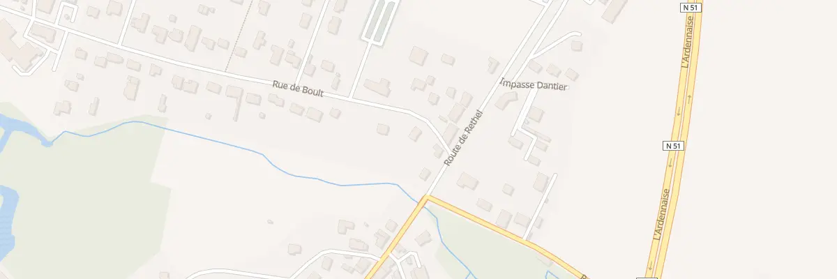 Plan du 1 Rue de Boult à Isles-sur-Suippe