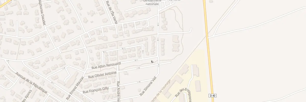 Plan du 15 Rue Albin Renouard à Calvisson
