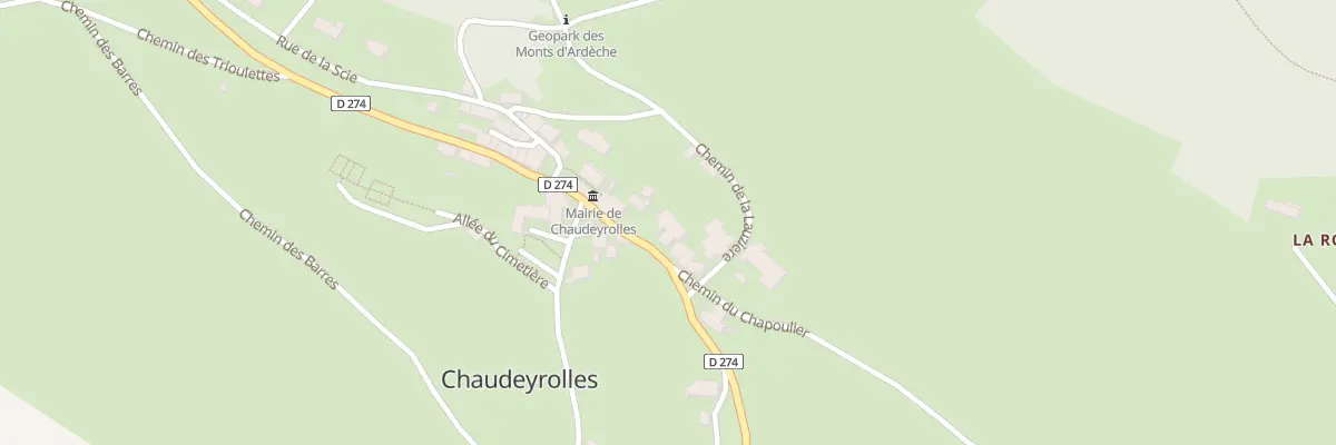 Plan du 81 Rte du Mezenc à Chaudeyrolles