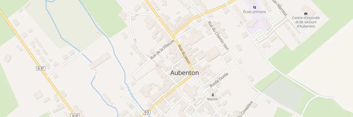 Plan du 3 Rue du Jeton à Aubenton