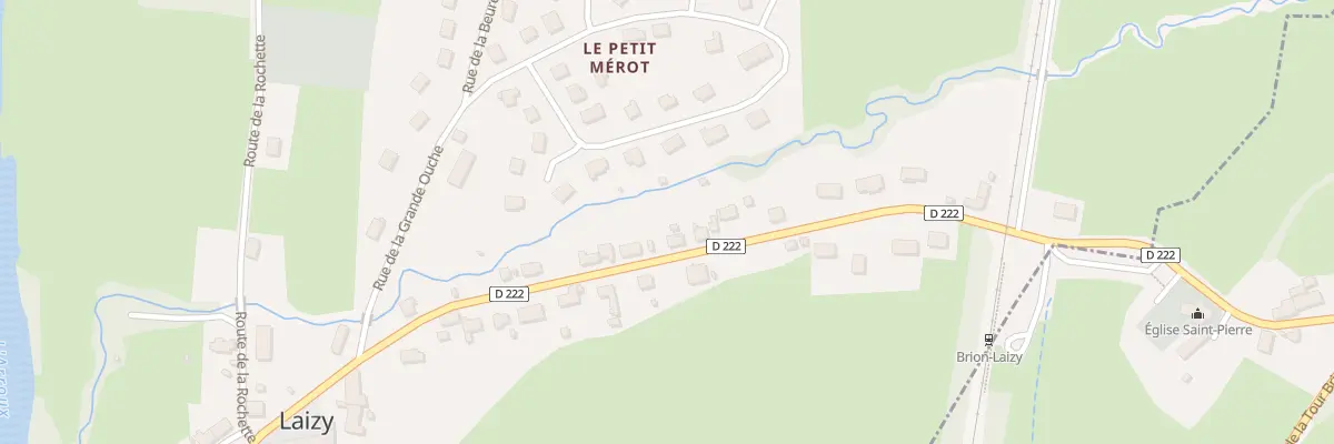 Plan du 16 Av de la Gare à Laizy