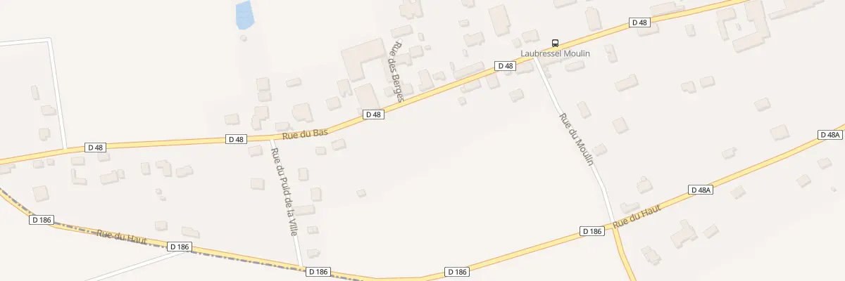Plan du 28 Rue du Bas à Laubressel