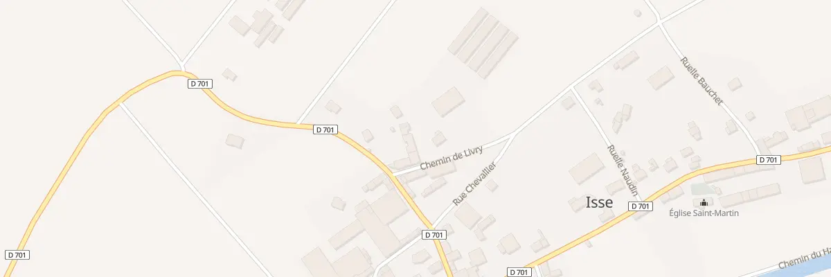 Plan du 3T Che de Livry à Isse