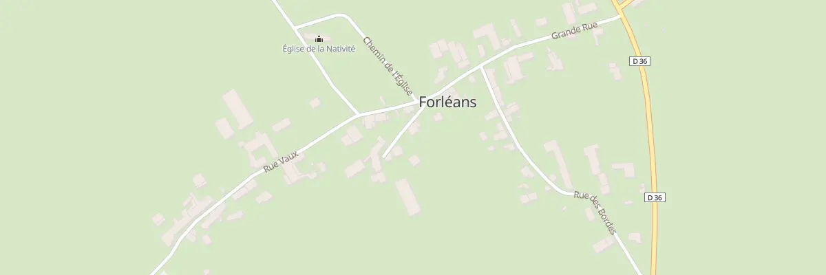 Plan du 2 Rue Carrée à Forléans
