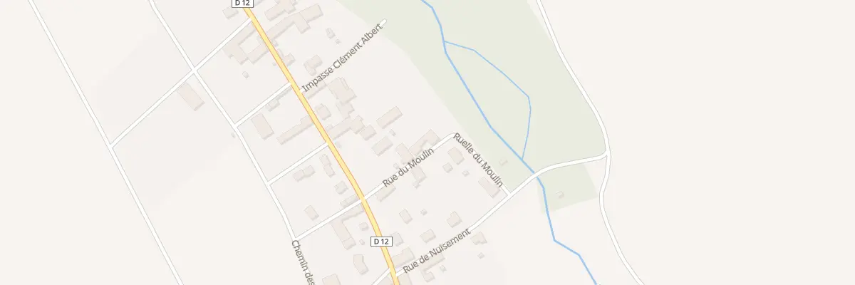 Plan du 3 Rue du Moulin à Soudron