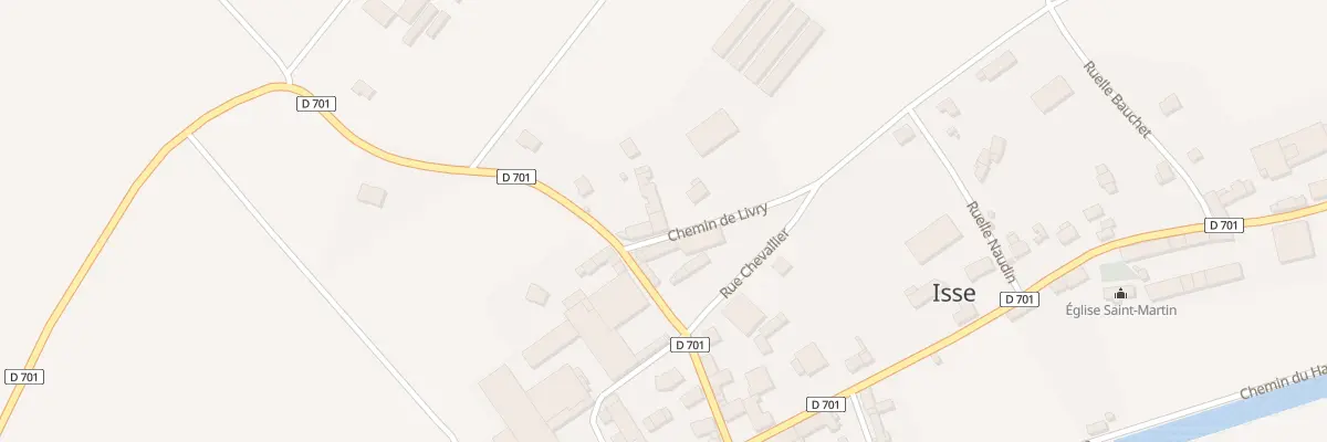 Plan du 3 Che de Livry à Isse