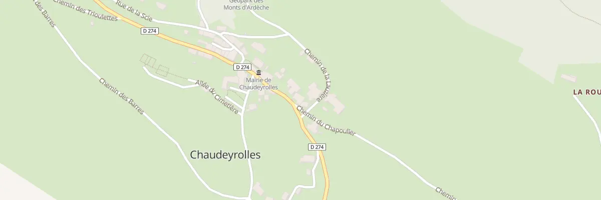 Plan du 99 Rte du Mezenc à Chaudeyrolles