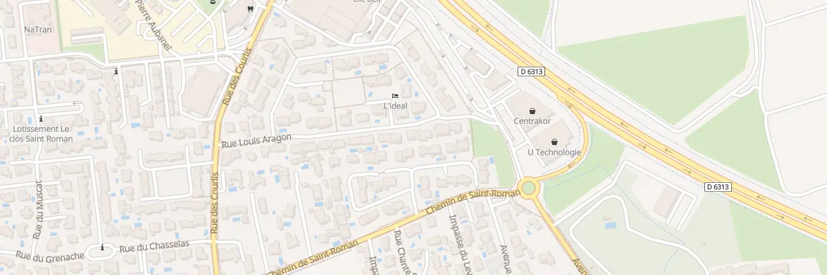 Plan du 28 Rue Louis Aragon à Aimargues