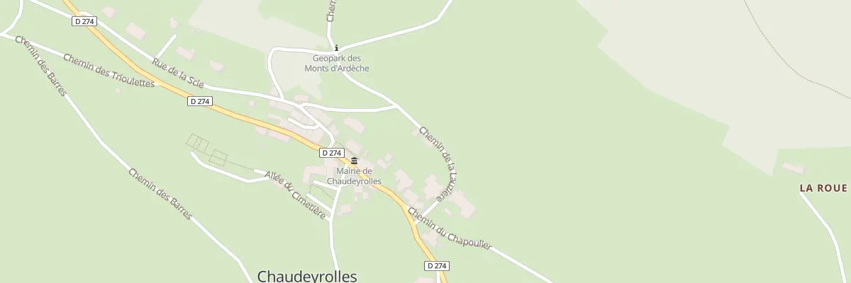 Plan du 5023 Le Bourg à Chaudeyrolles