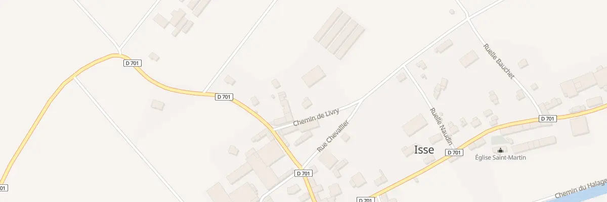 Plan du 5 Che de Livry à Isse