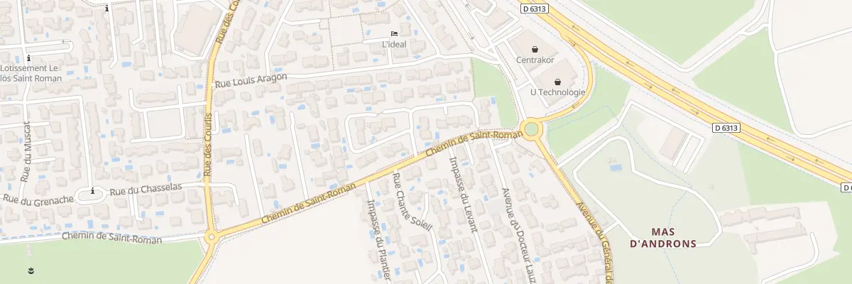 Plan du 5024 Rue du Cacharel à Aimargues