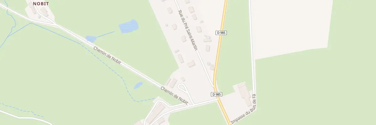 Plan du 1 Rue du Pres Saint Martin à Perrecy-les-Forges
