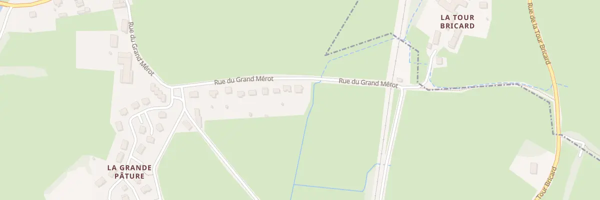 Plan du 25 Rue du Grand Mérot à Laizy