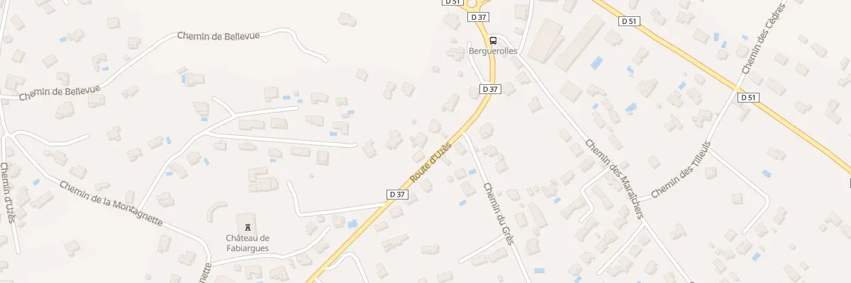 Plan du 198 Rte d’Uzès à Saint-Ambroix