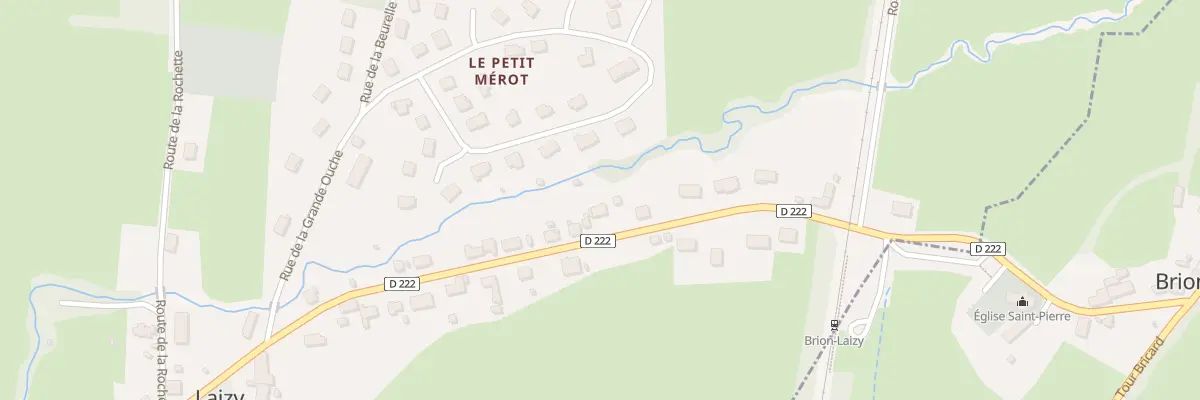 Plan du 20 Av de la Gare à Laizy