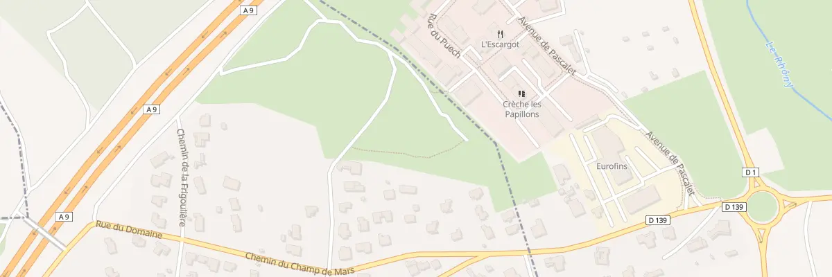 Plan du 231 Rue des Chênes Verts à Mus