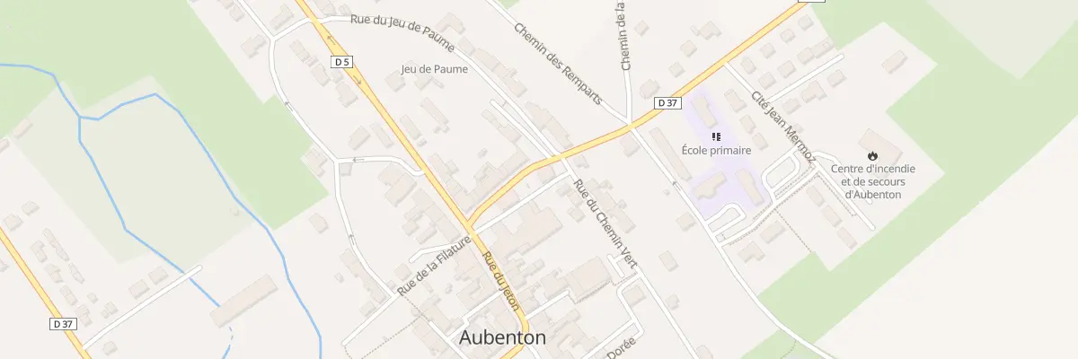 Plan du 4 Rue du Docteur Schlienger à Aubenton