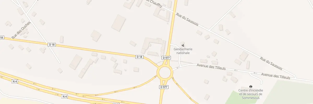 Plan du 10 Av des Tilleuls à Sommesous
