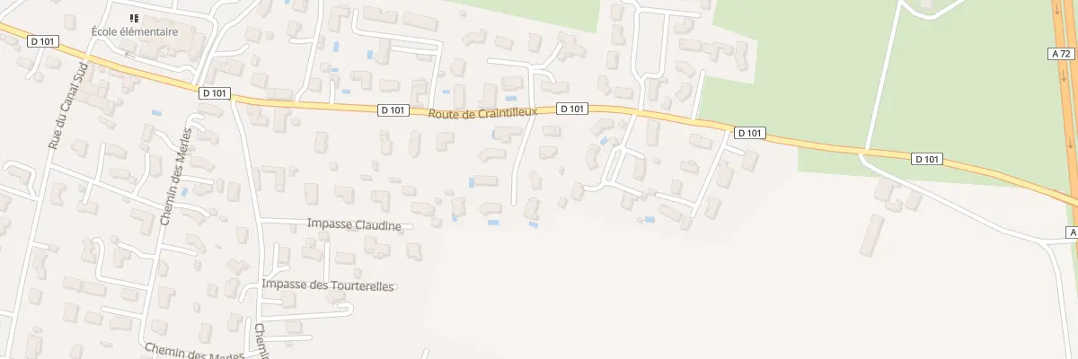 Plan du 51 Lot Les Bleuets à L’Hôpital-le-Grand
