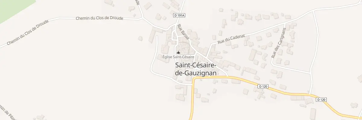 Plan du 4 Pl de la Plaine à Saint-Césaire-de-Gauzignan