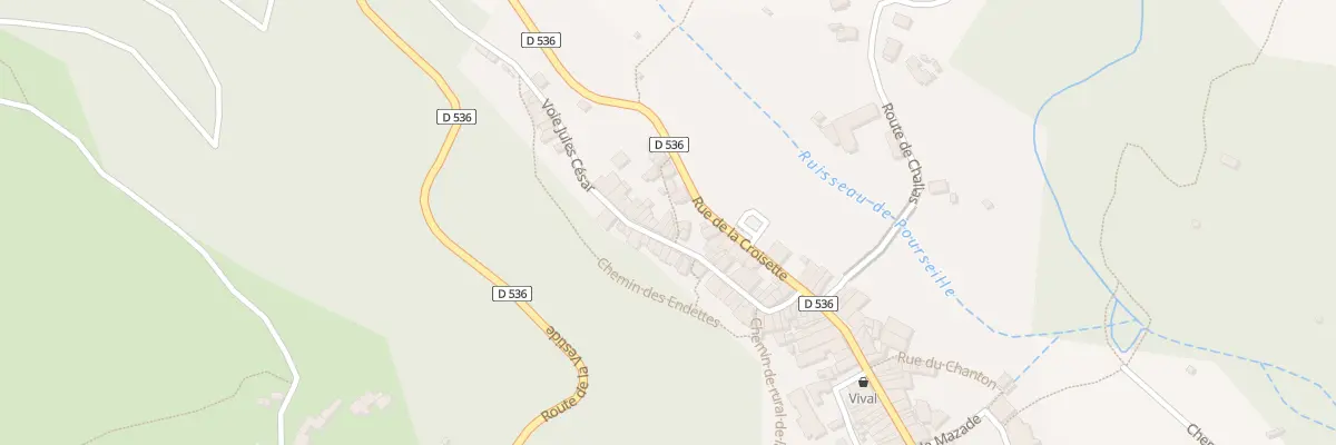 Plan du 132 Voie Jules César à Montpezat-sous-Bauzon