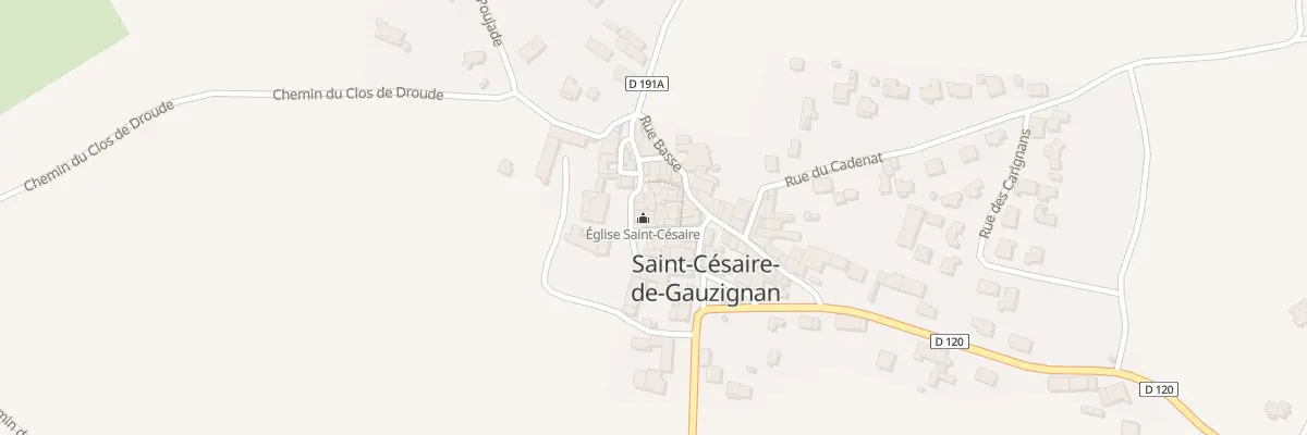 Plan du 38 Rue des Louis à Saint-Césaire-de-Gauzignan