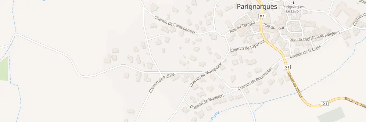 Plan du 5107 Che du Vignal à Parignargues