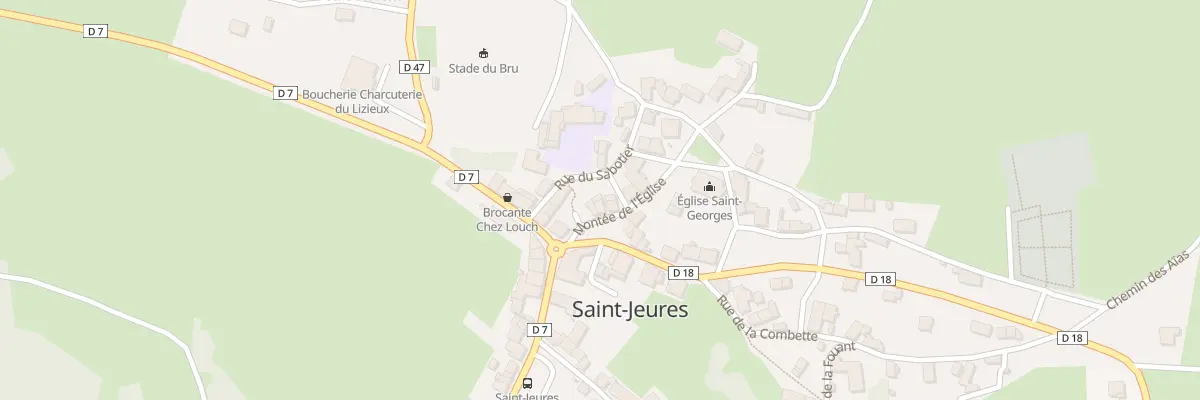 Plan du 4 Rue du Sabotier à Saint-Jeures