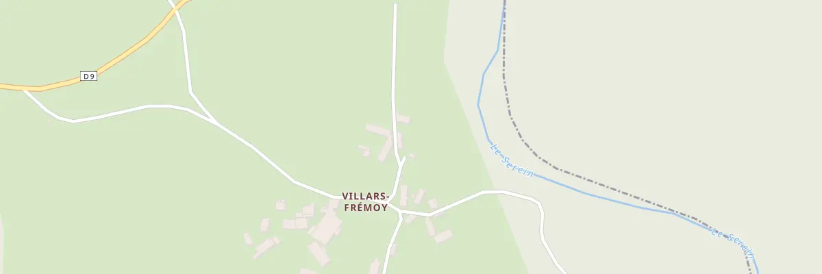 Plan du 2 Rle de la Croix à Courcelles-Frémoy