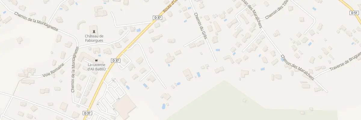Plan du 134B Che du Grès à Saint-Ambroix