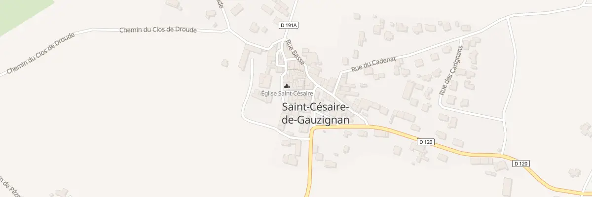 Plan du 29 Rue des Louis à Saint-Césaire-de-Gauzignan
