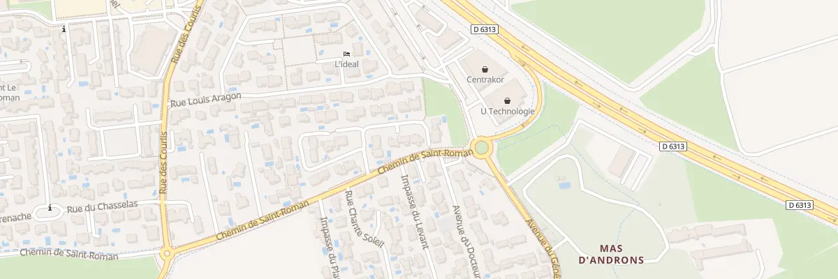 Plan du 5021 Rue du Cacharel à Aimargues