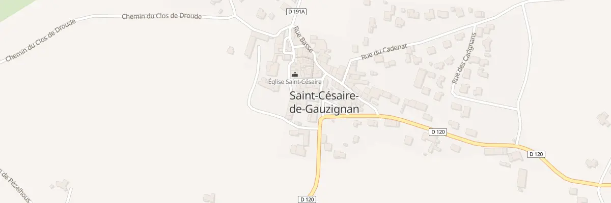 Plan du 37 Pl de la Mairie à Saint-Césaire-de-Gauzignan