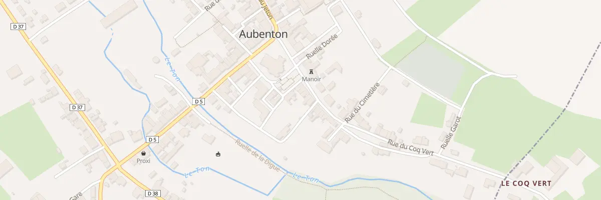 Plan du 6 Rue du Coq Vert à Aubenton