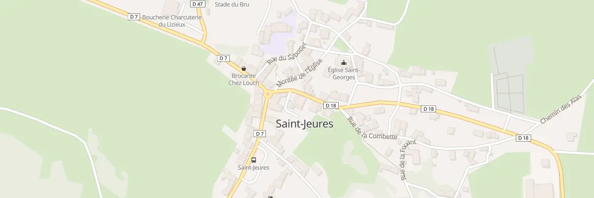 Plan du 6 Rte des Moulins à Saint-Jeures